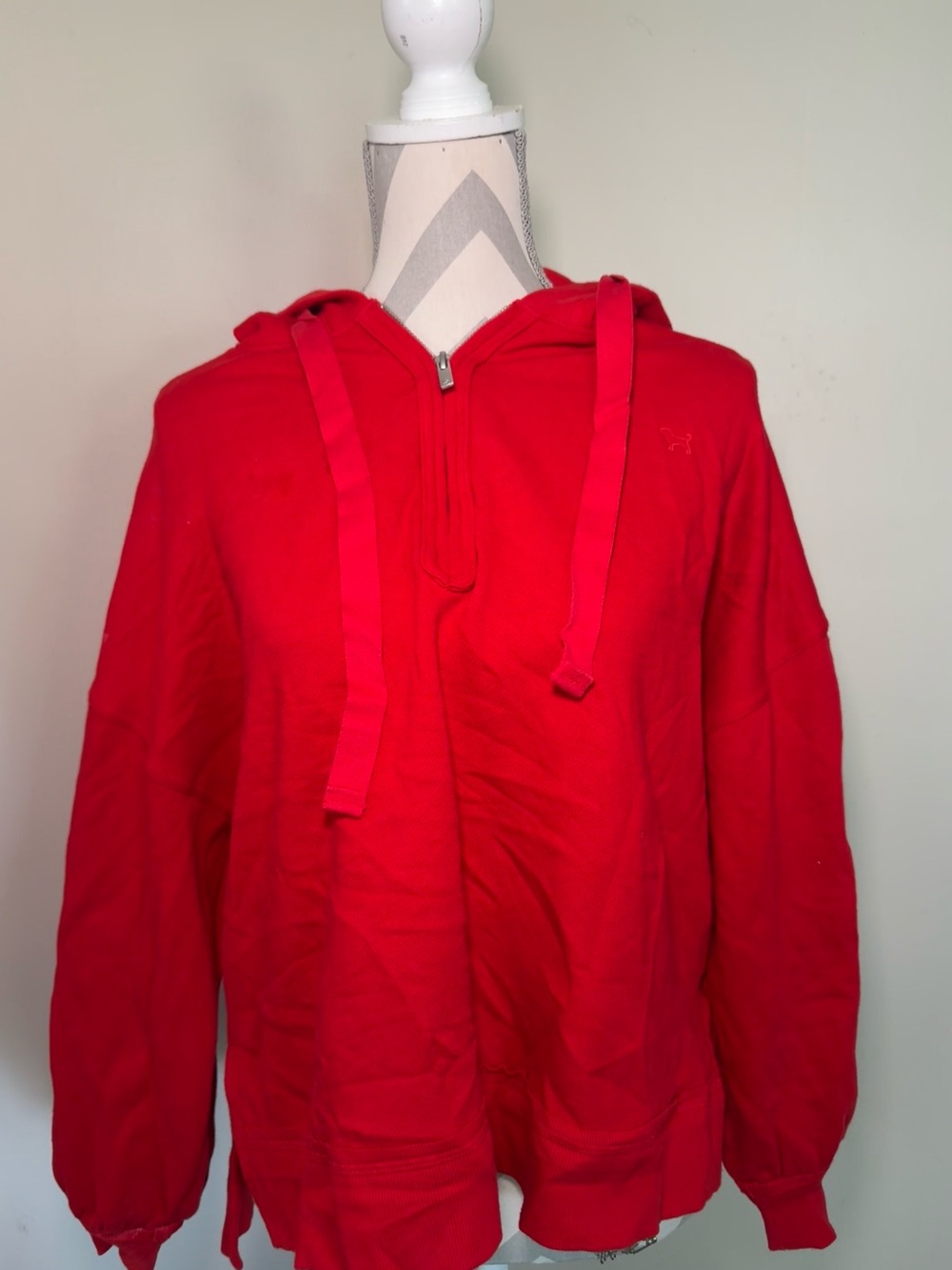 PINK Victoria's Secret Kids Red Hooded Pullover